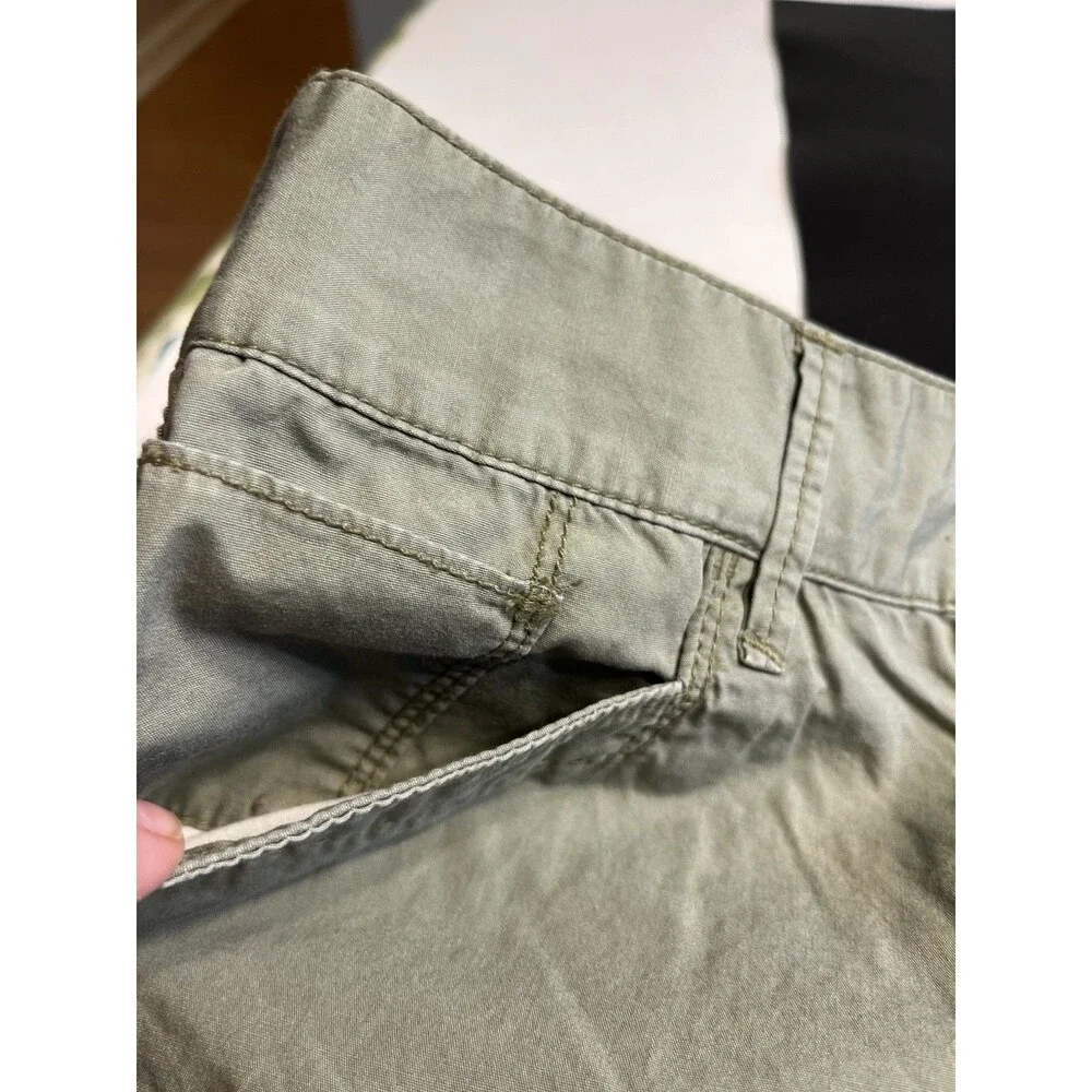 Lauren Ralph Lauren Light Olive Green Cargo Hiking Shorts Sz 10